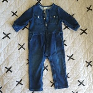 Baby Gap denim overalls